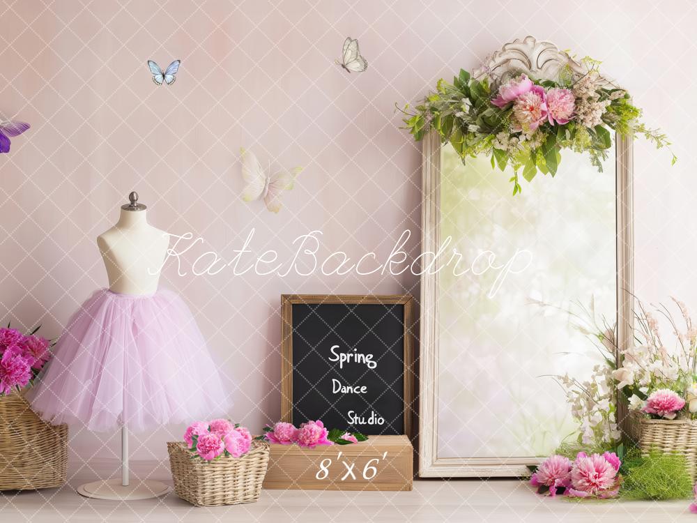 Kate Elegant Spring Ballet Studio Backdrop Designed by Patty Roberts - Kate Backdrop AU