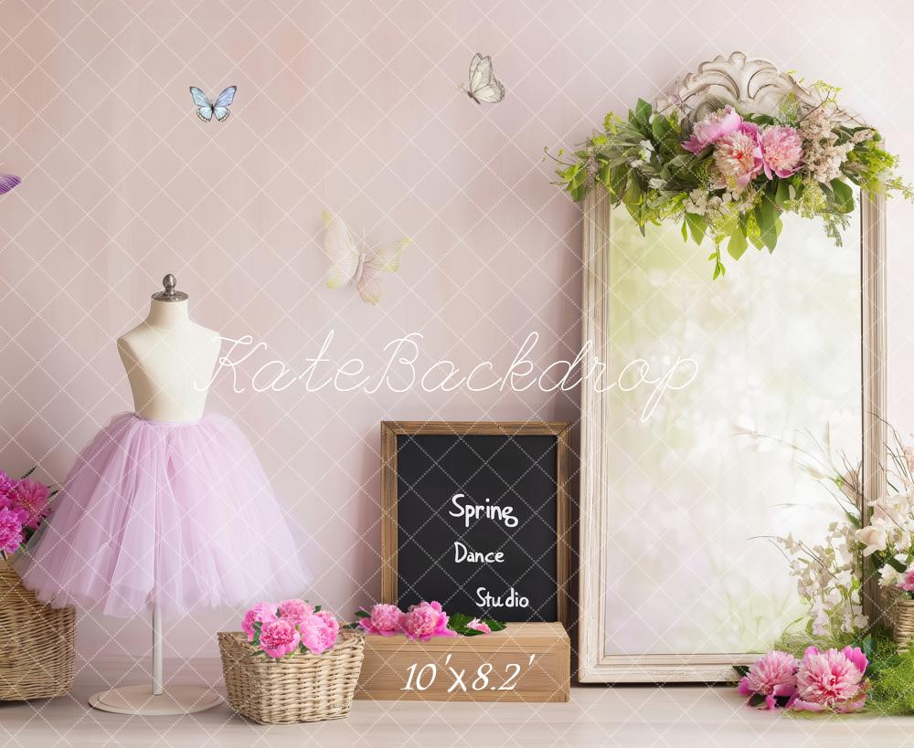 Kate Elegant Spring Ballet Studio Backdrop Designed by Patty Roberts - Kate Backdrop AU