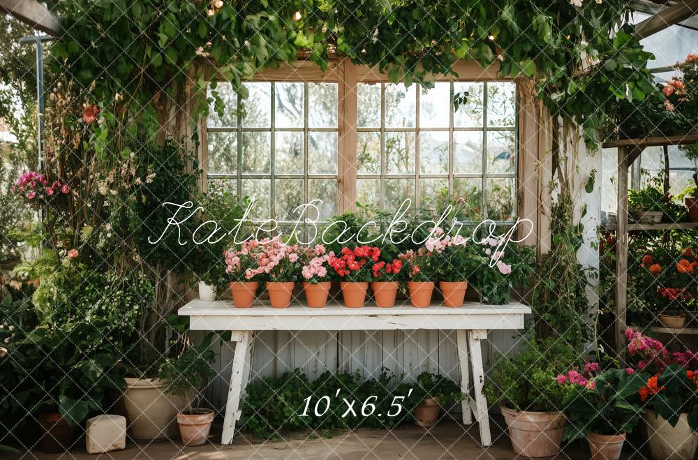 Kate Greenhouse Spring Market Stand Backdrop Designed by Patty Roberts - Kate Backdrop AU