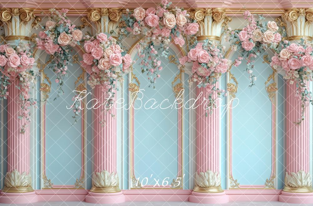 Kate Pastel Royal Columns Backdrop Designed by Patty Roberts - Kate Backdrop AU