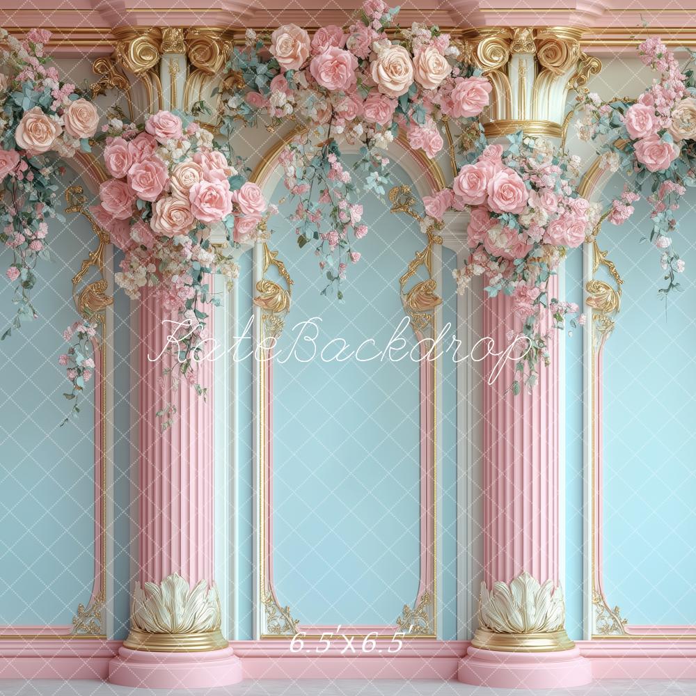 Kate Pastel Royal Columns Backdrop Designed by Patty Roberts - Kate Backdrop AU