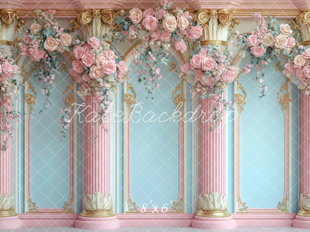 Kate Pastel Royal Columns Backdrop Designed by Patty Roberts - Kate Backdrop AU