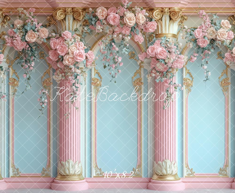 Kate Pastel Royal Columns Backdrop Designed by Patty Roberts - Kate Backdrop AU