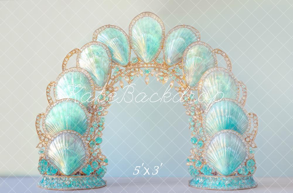 Kate Mermaid Shell Arch Backdrop Designed by Mini MakeBelieve - Kate Backdrop AU