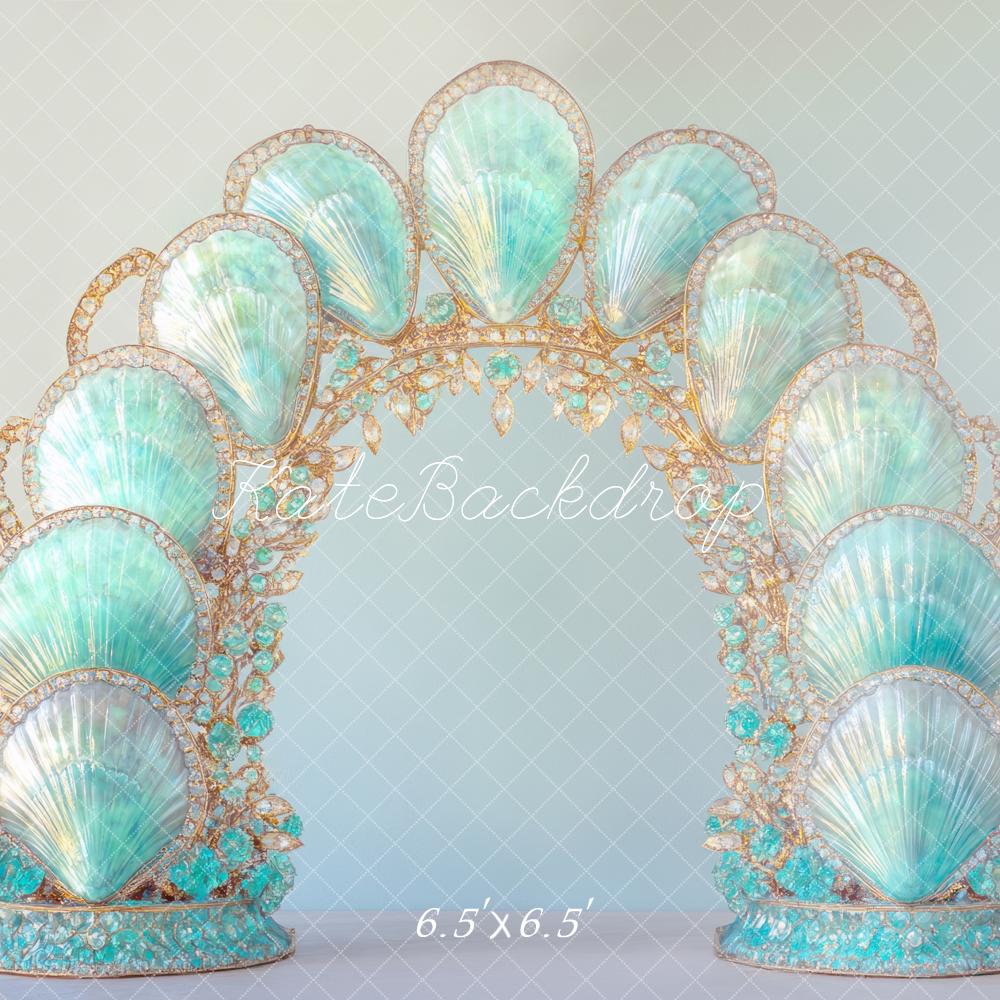 Kate Mermaid Shell Arch Backdrop Designed by Mini MakeBelieve - Kate Backdrop AU