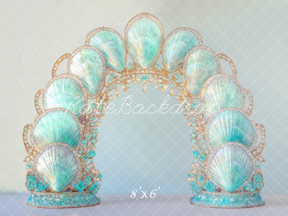 Kate Mermaid Shell Arch Backdrop Designed by Mini MakeBelieve - Kate Backdrop AU