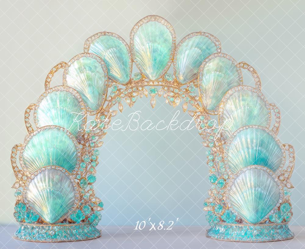 Kate Mermaid Shell Arch Backdrop Designed by Mini MakeBelieve - Kate Backdrop AU