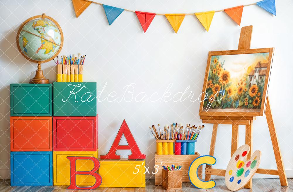Kate Back to School Painting Backdrop Designed by Emetselch - Kate Backdrop AU