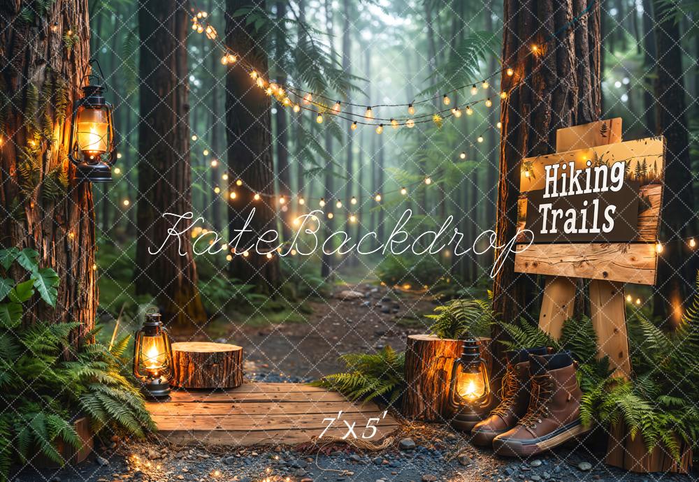 Kate Forest Hiking Trails Backdrop Designed by Kate Image - Kate Backdrop AU