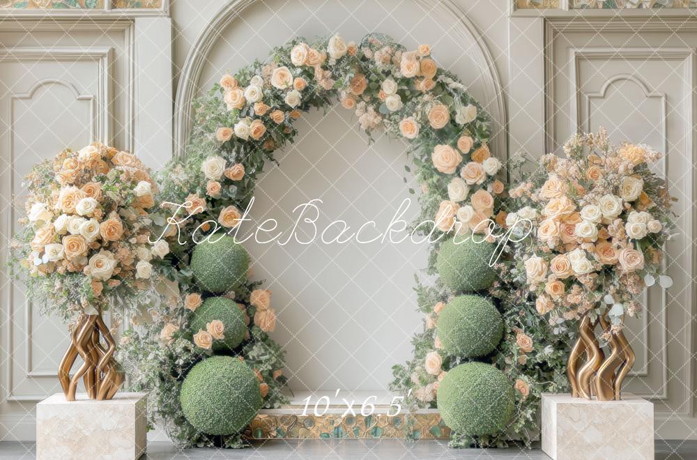 Kate Interior Spring Flower Arch Backdrop Designed by Mini MakeBelieve