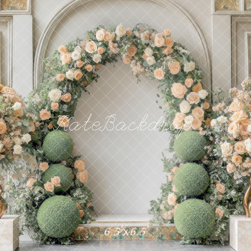 Kate Interior Spring Flower Arch Backdrop Designed by Mini MakeBelieve