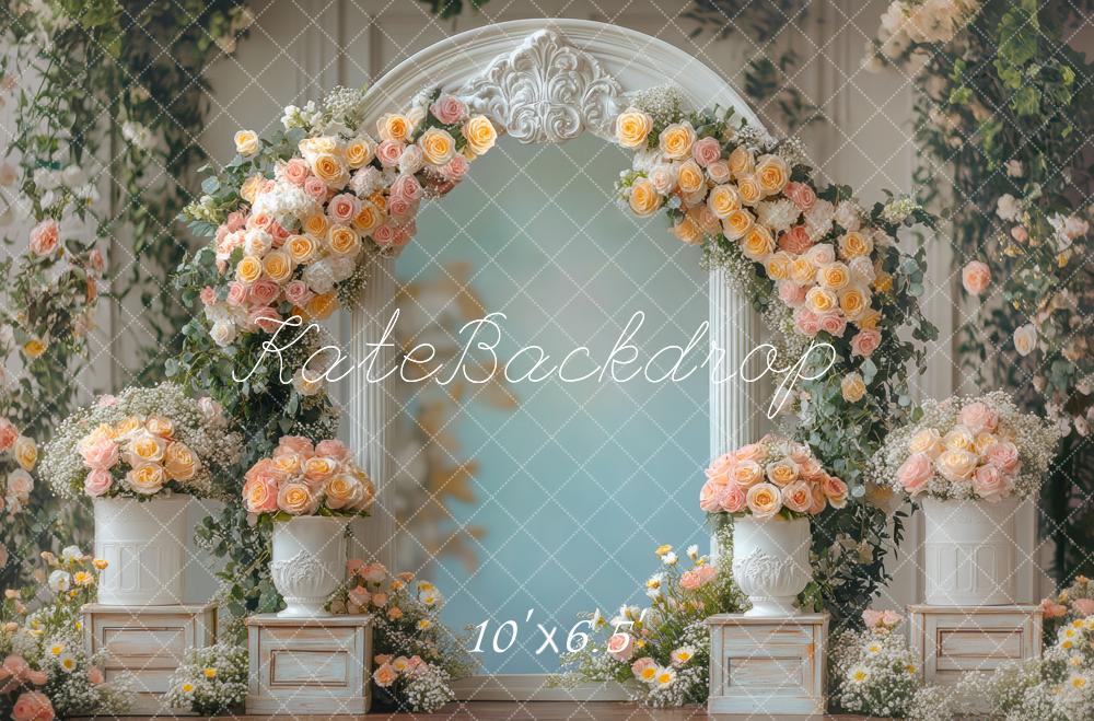 Kate Spring Flower Arch Backdrop Designed by Mini MakeBelieve