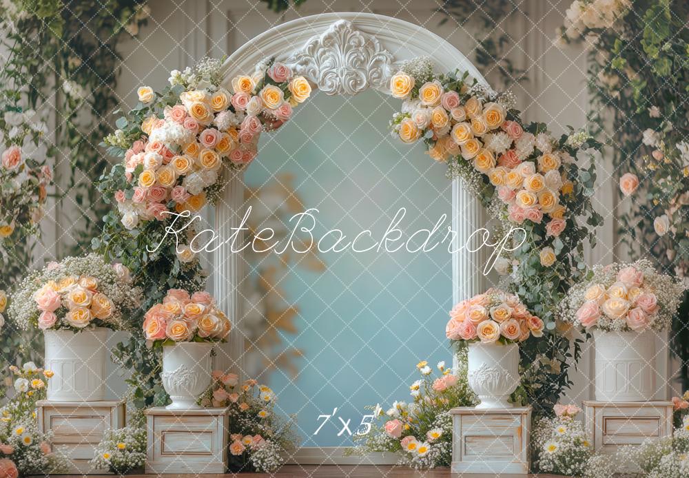 Kate Spring Flower Arch Backdrop Designed by Mini MakeBelieve