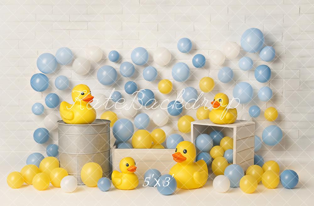 Kate Baby Shower Duckies Backdrop Designed by Ashley Paul - Kate Backdrop AU