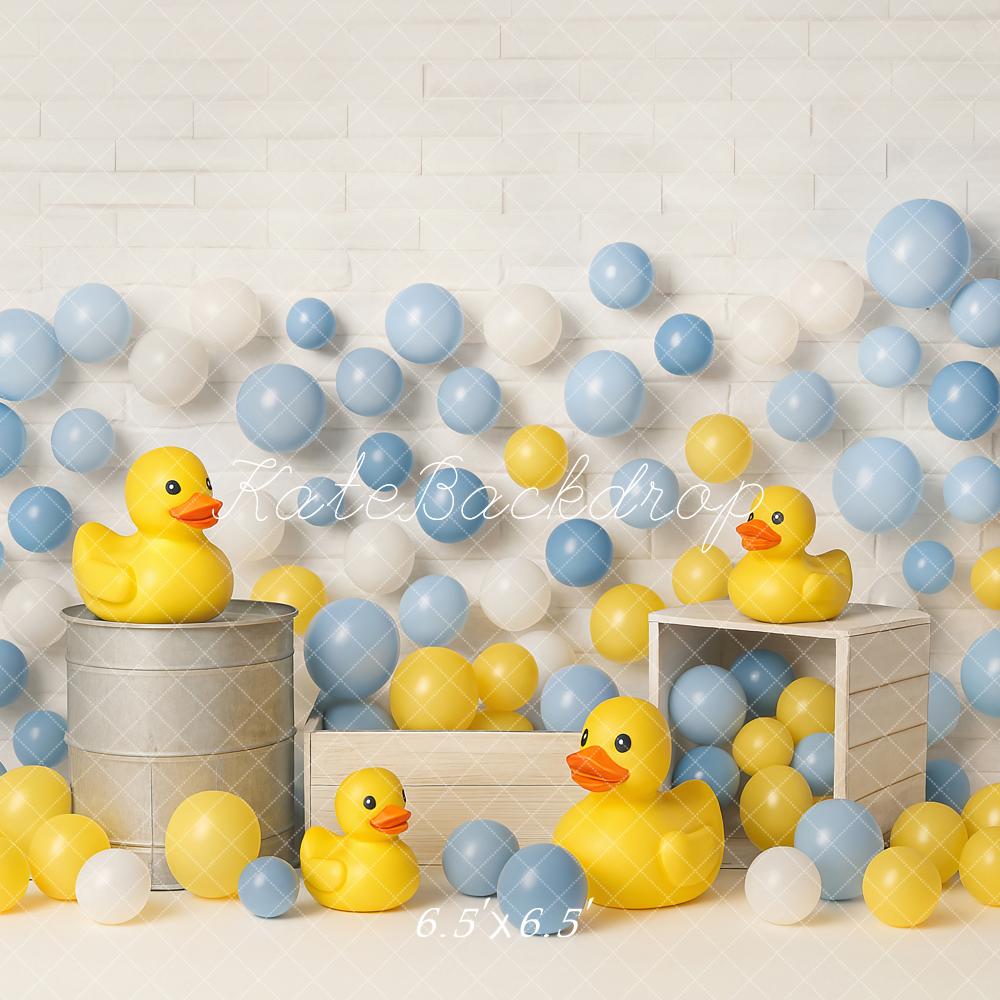Kate Baby Shower Duckies Backdrop Designed by Ashley Paul - Kate Backdrop AU