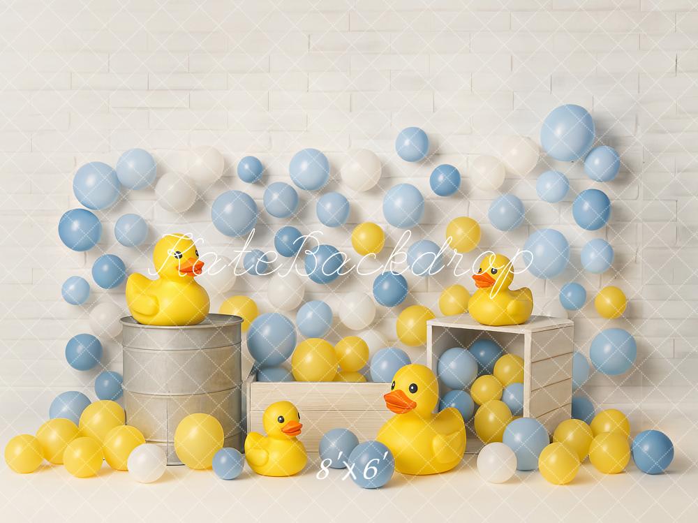 Kate Baby Shower Duckies Backdrop Designed by Ashley Paul - Kate Backdrop AU