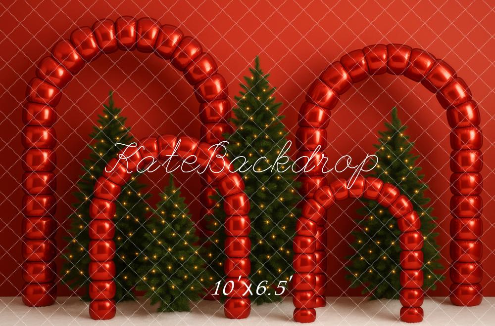 Kate Christmas Bead Arches Backdrop Designed by Megan Leigh Photography