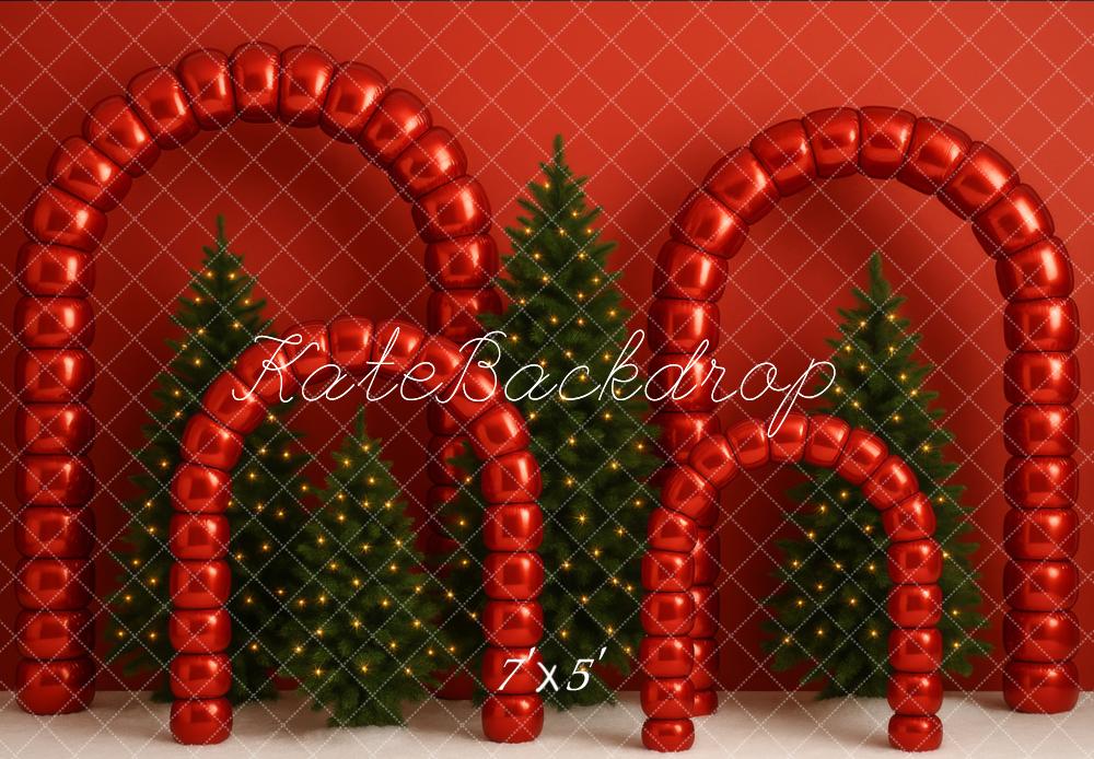 Kate Christmas Bead Arches Backdrop Designed by Megan Leigh Photography
