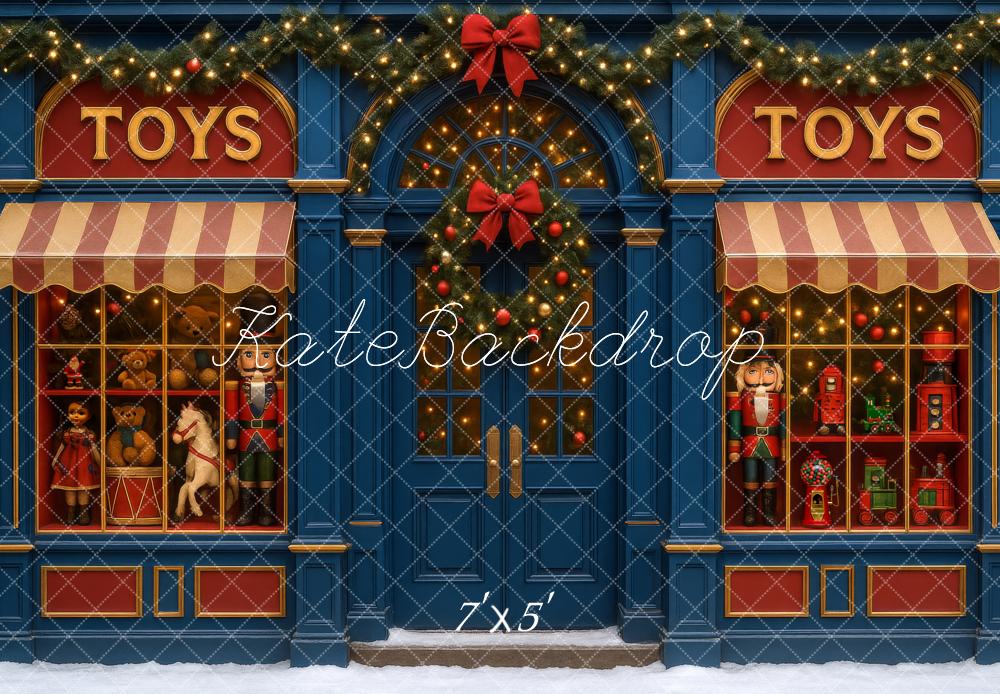 Kate Christmas Toy Store Backdrop Designed by Megan Leigh Photography