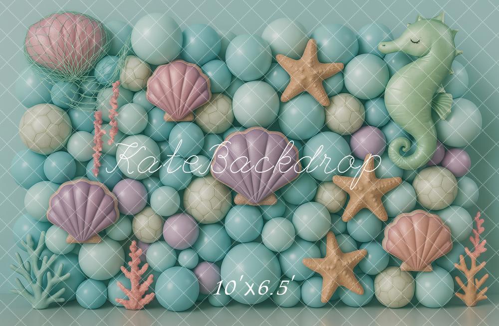 Kate Mermaid Balloon Wall Backdrop Designed by Ashley Paul