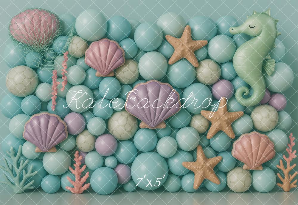 Kate Mermaid Balloon Wall Backdrop Designed by Ashley Paul