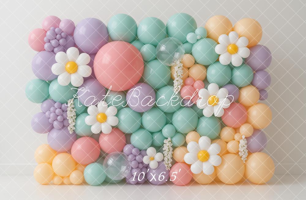 Kate Cake Smash Balloon Wall Backdrop Designed by Ashley Paul