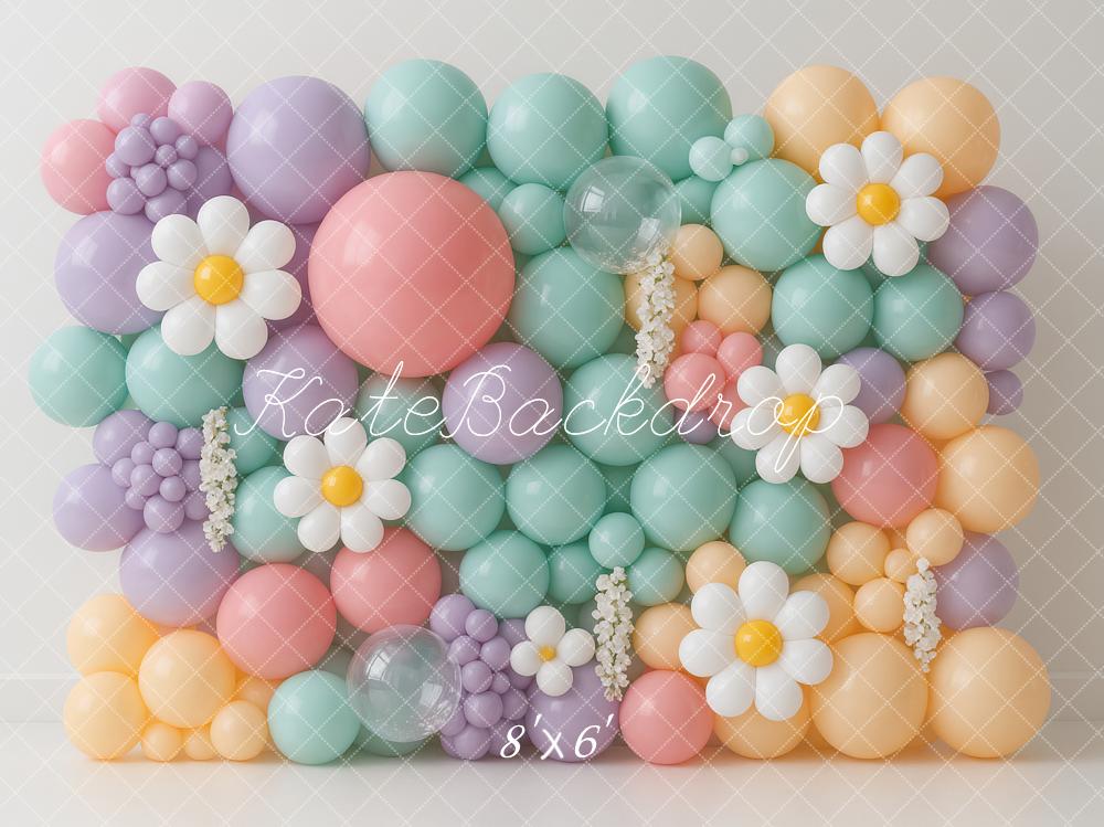 Kate Cake Smash Balloon Wall Backdrop Designed by Ashley Paul