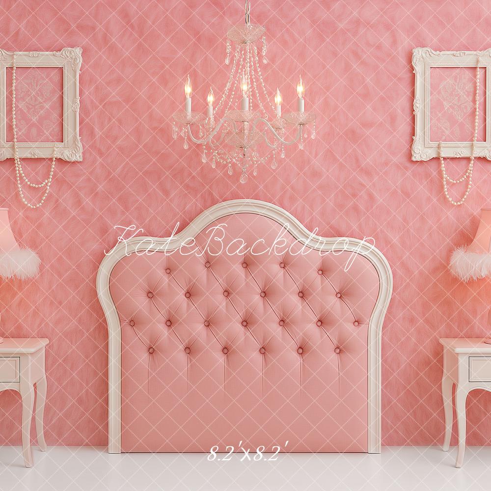 Kate Girl Pink Headboard Backdrop Designed by Ashley Paul