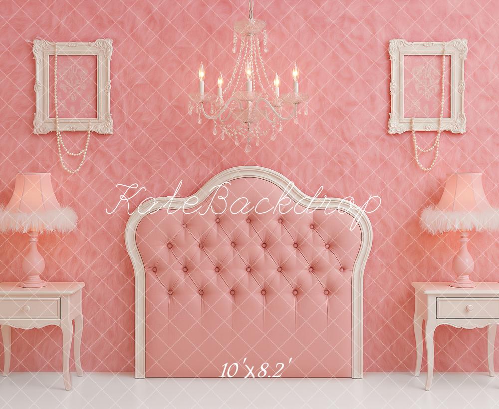 Kate Girl Pink Headboard Backdrop Designed by Ashley Paul
