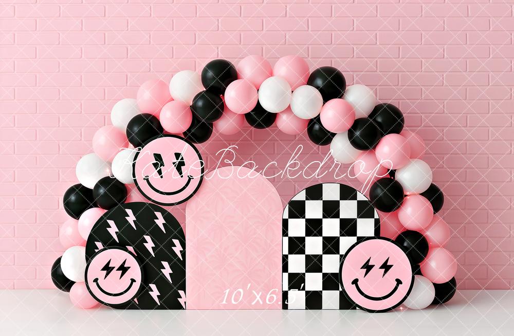 Kate Rocker Girl Balloon Arch Backdrop Designed by Ashley Paul