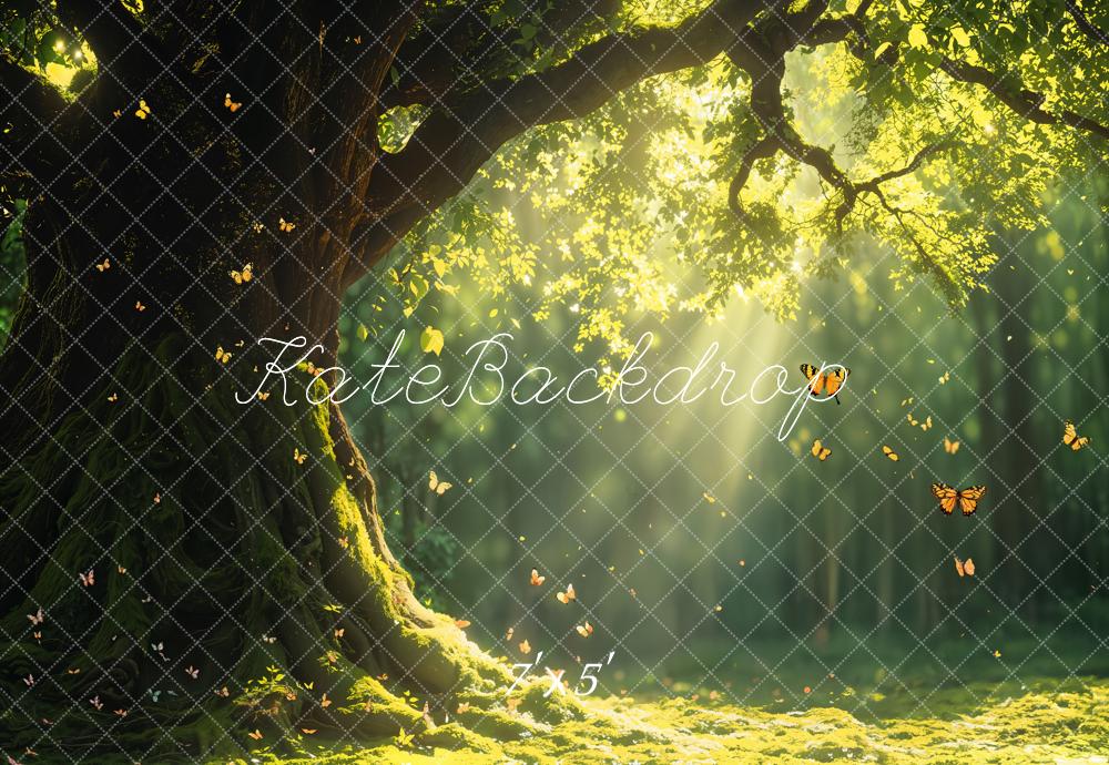 NEW Kate Sunny Green Forest Backdrop Designed by Emetselch