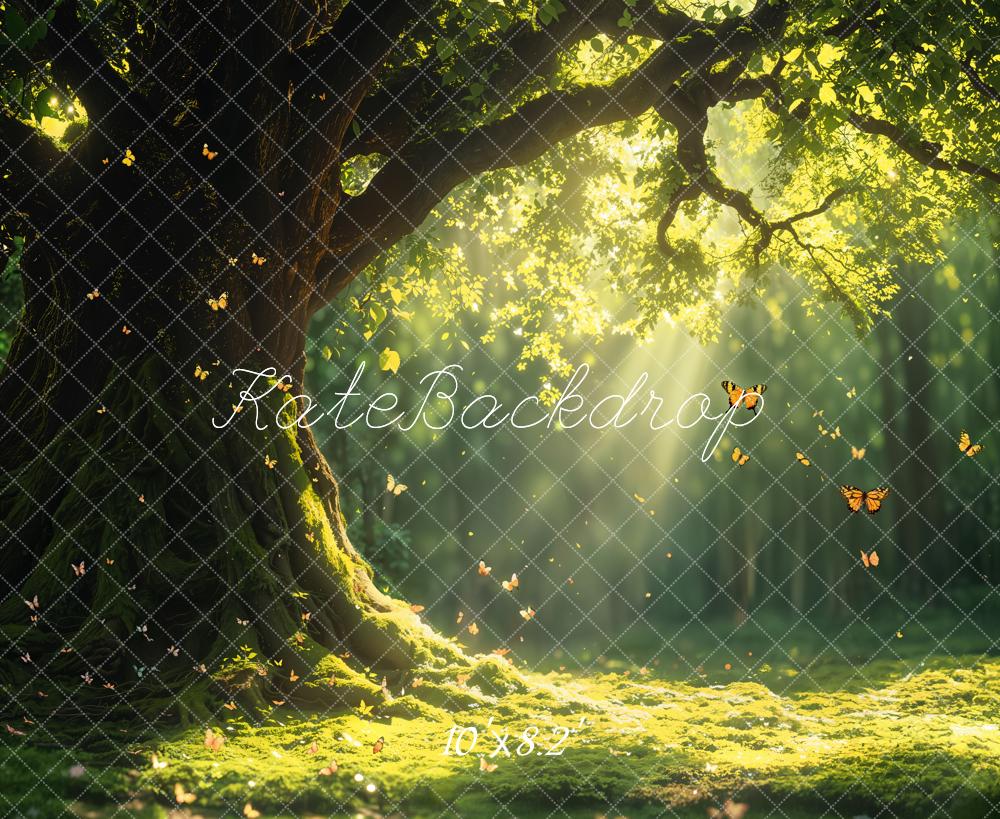 NEW Kate Sunny Green Forest Backdrop Designed by Emetselch