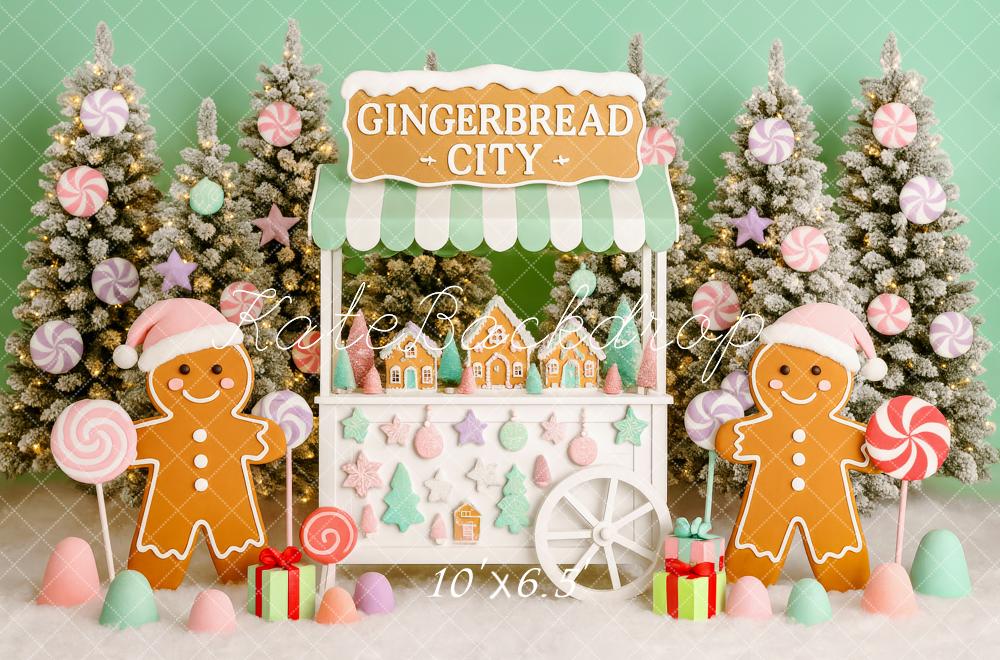Kate Christmas Sweet Market Backdrop Designed by Patty Roberts