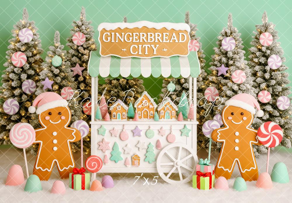Kate Christmas Sweet Market Backdrop Designed by Patty Roberts