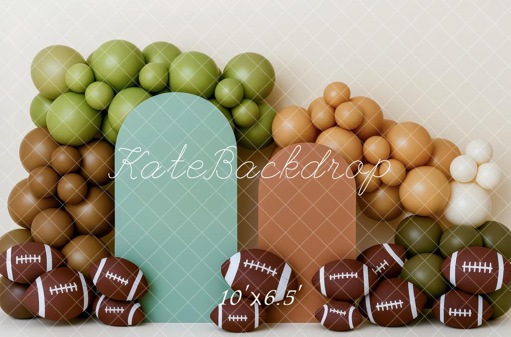 NEW Kate Earthy Tones Football Backdrop Designed by Patty Roberts