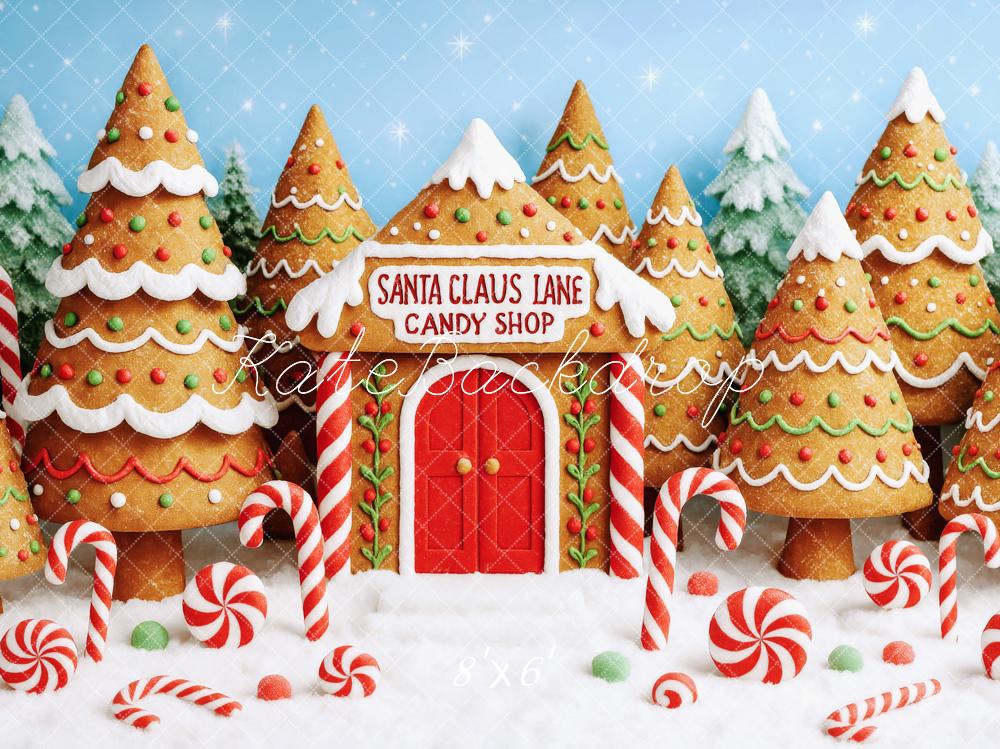 Kate Gingerbread Cookie Christmas Backdrop Designed by Patty Roberts