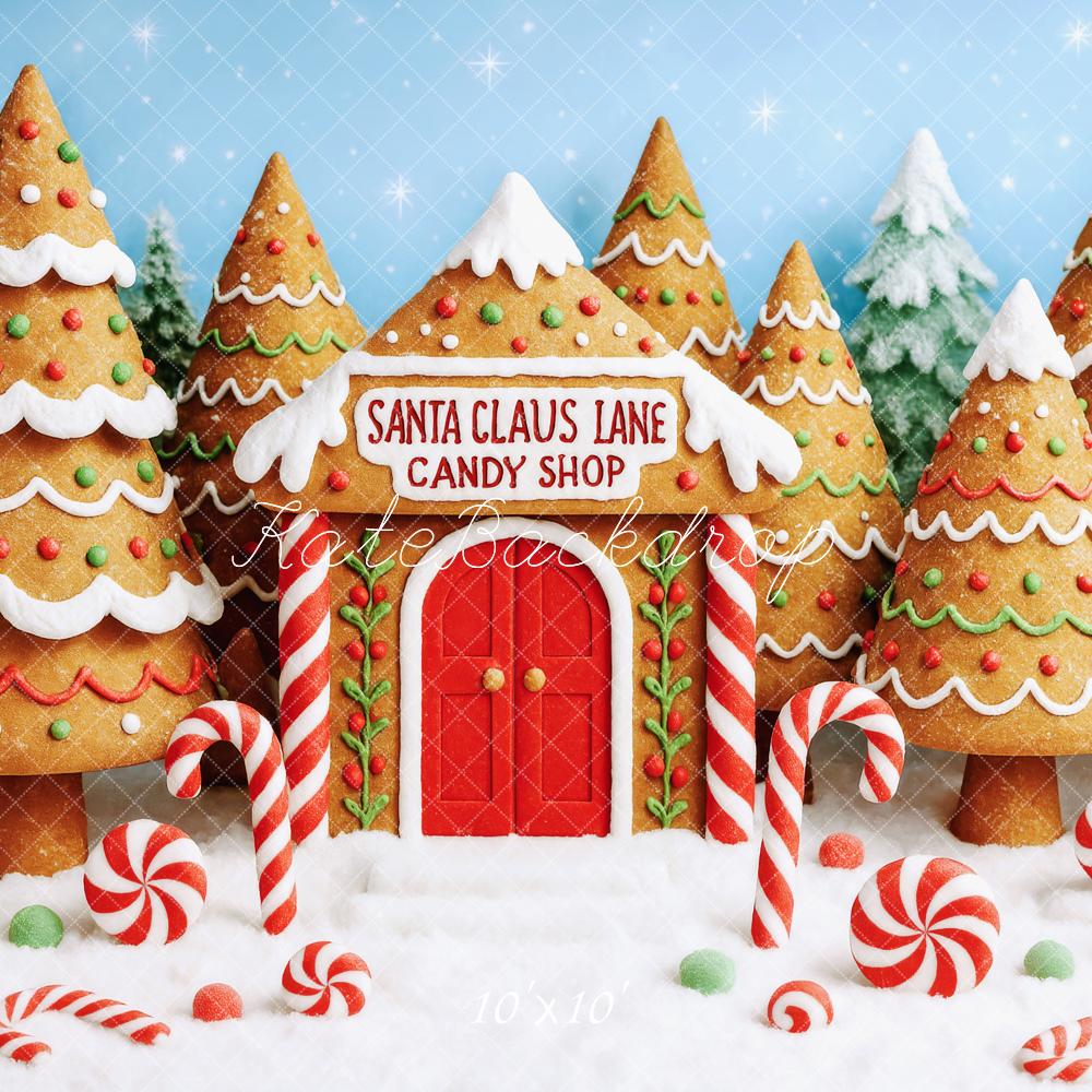 Kate Gingerbread Cookie Christmas Backdrop Designed by Patty Roberts