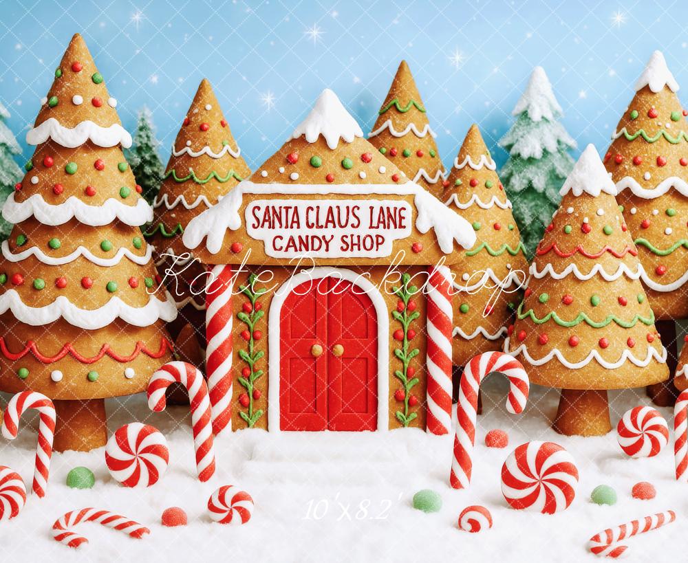 Kate Gingerbread Cookie Christmas Backdrop Designed by Patty Roberts