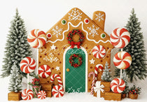 Kate Gingerbread House Backdrop Designed by Patty Roberts