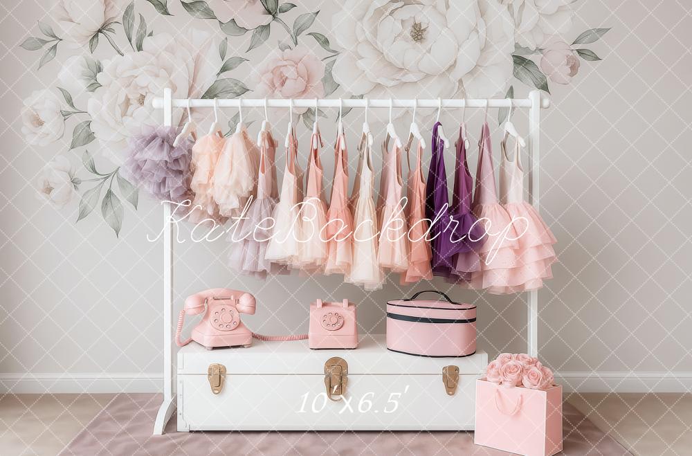 Kate Clothing Rack Dresses Backdrop Designed by Patty Roberts - Kate Backdrop AU