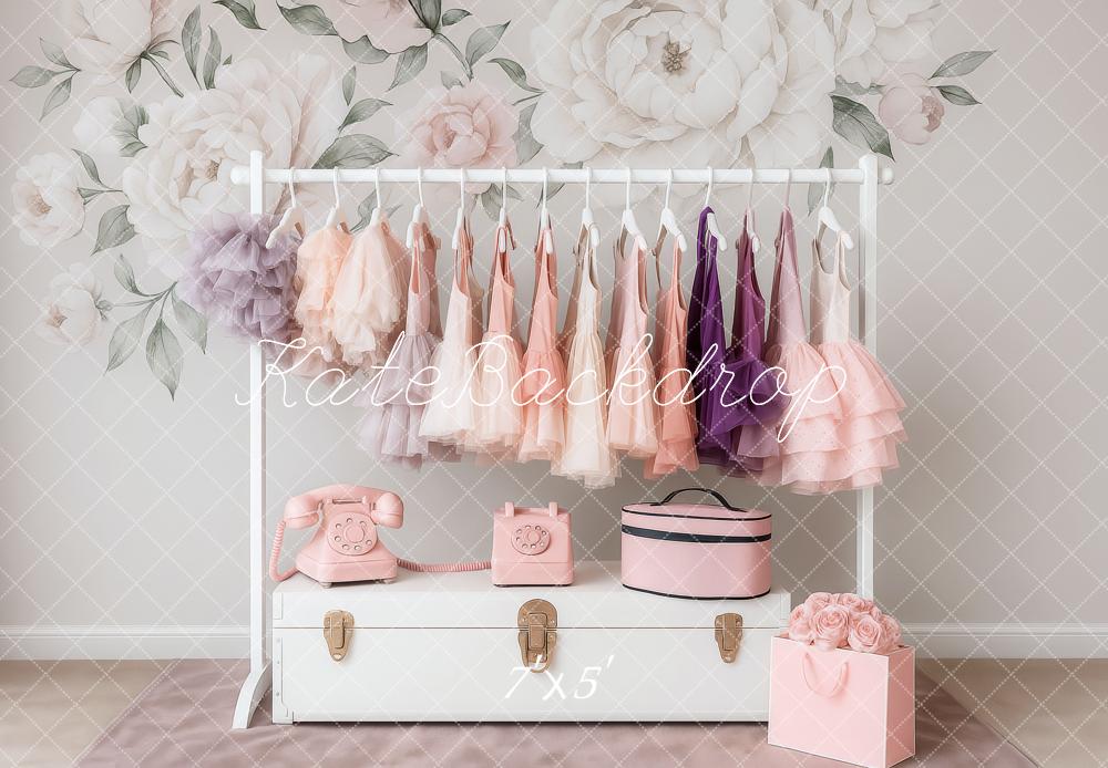 Kate Clothing Rack Dresses Backdrop Designed by Patty Roberts - Kate Backdrop AU