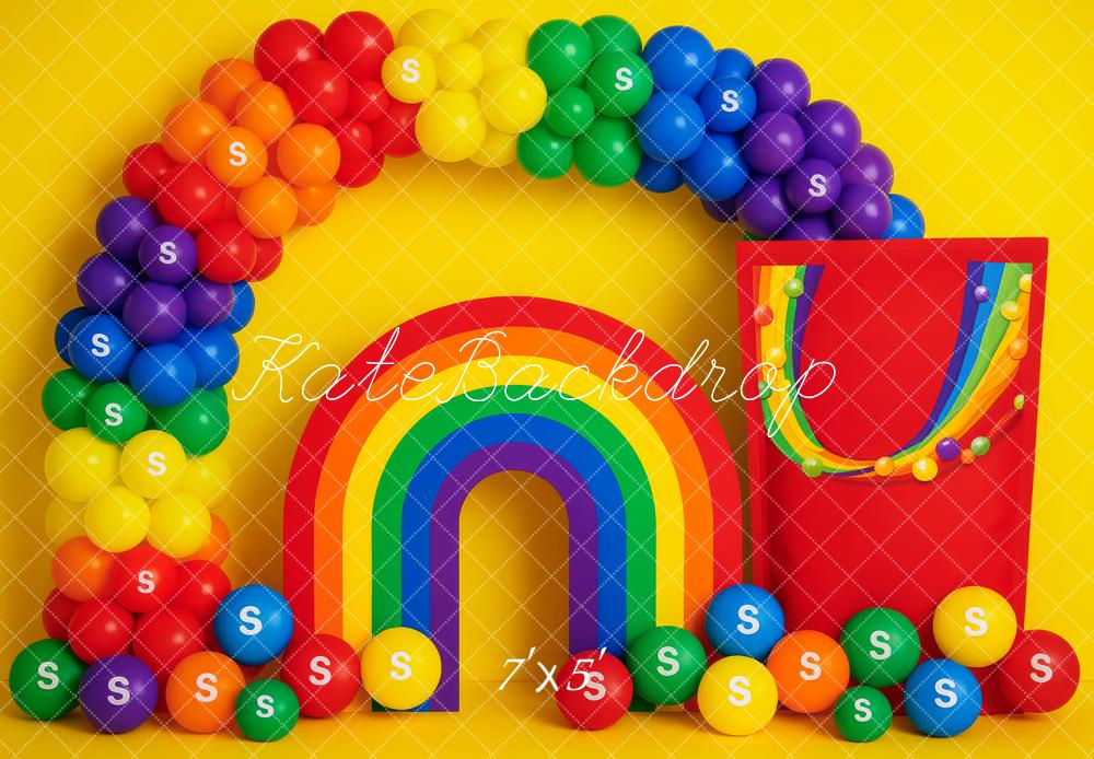 NEW Kate Vibrant Rainbow Cake Smash Arch Backdrop Designed by Patty Roberts