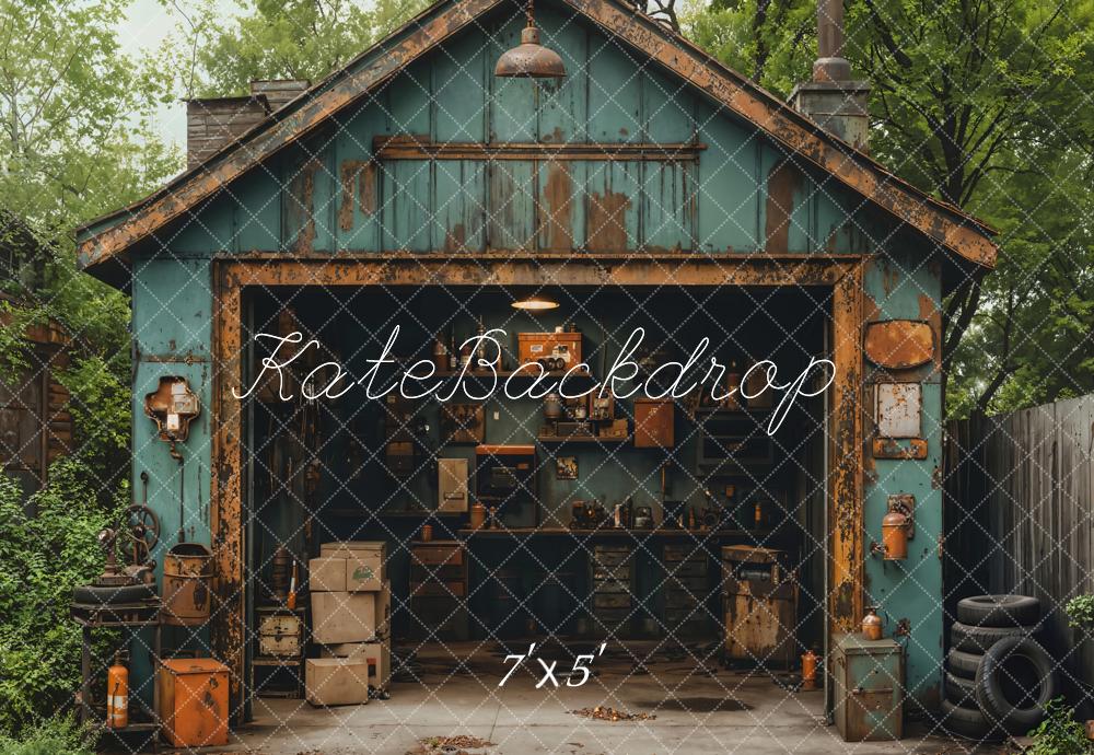 NEW Kate Garage Tires Backdrop Designed by Emetselch
