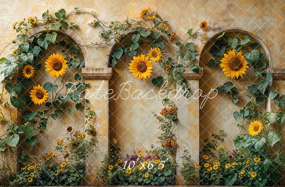 NEW Kate Sunflower Arch Backdrop Designed by Emetselch