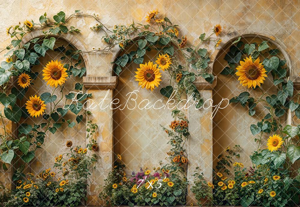 NEW Kate Sunflower Arch Backdrop Designed by Emetselch