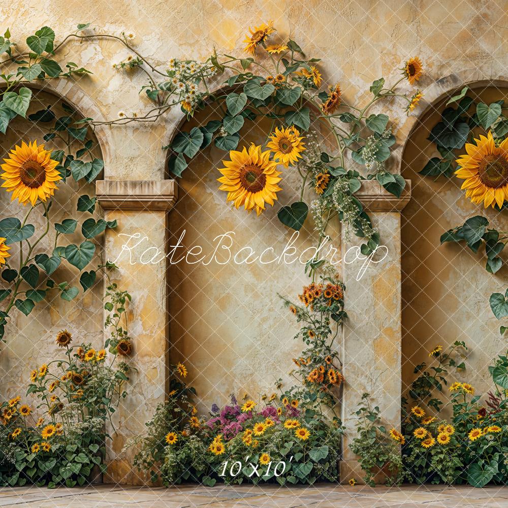 NEW Kate Sunflower Arch Backdrop Designed by Emetselch