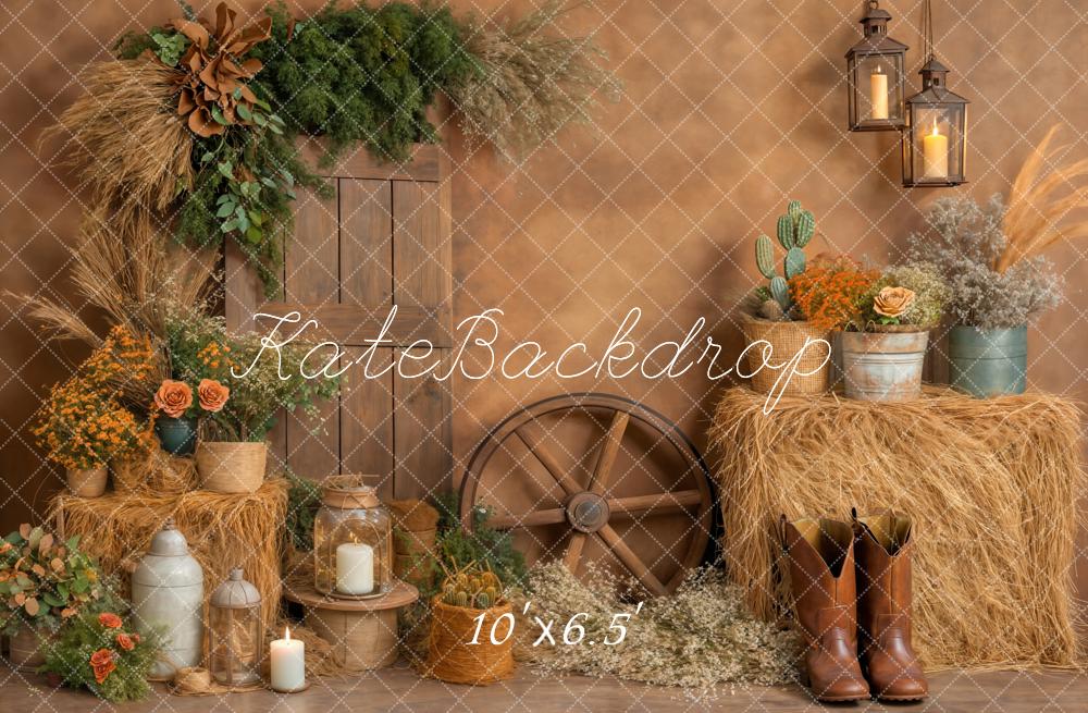 NEW Kate Fall Cowboy Boots Backdrop Designed by Emetselch