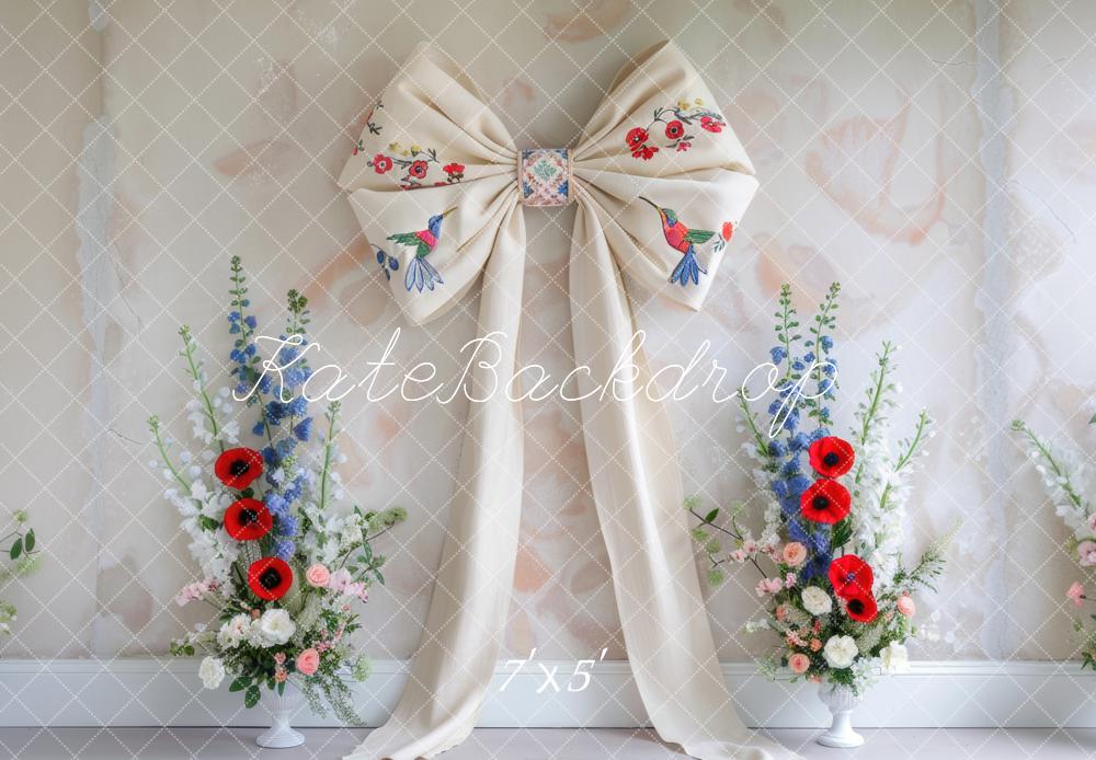 Kate Folk Bow Backdrop Designed by Mini MakeBelieve - Kate Backdrop AU