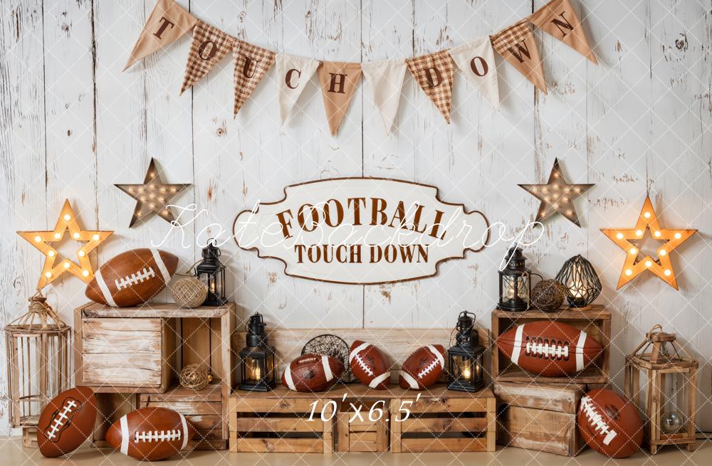 Kate Football Touchdown Backdrop Designed by Emetselch - Kate Backdrop AU