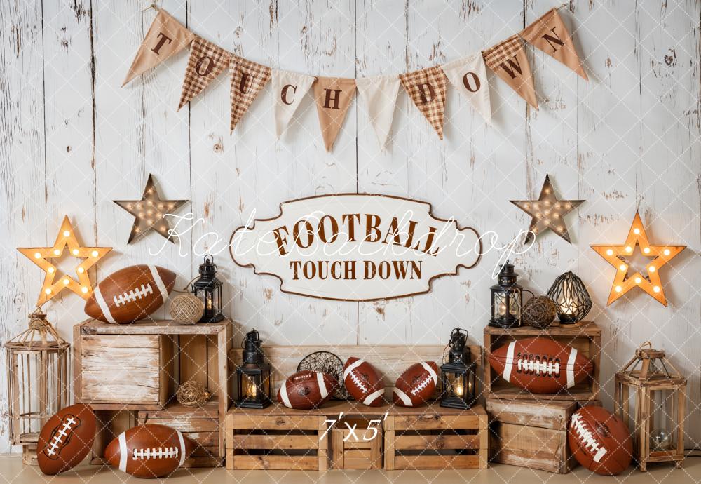 Kate Football Touchdown Backdrop Designed by Emetselch - Kate Backdrop AU